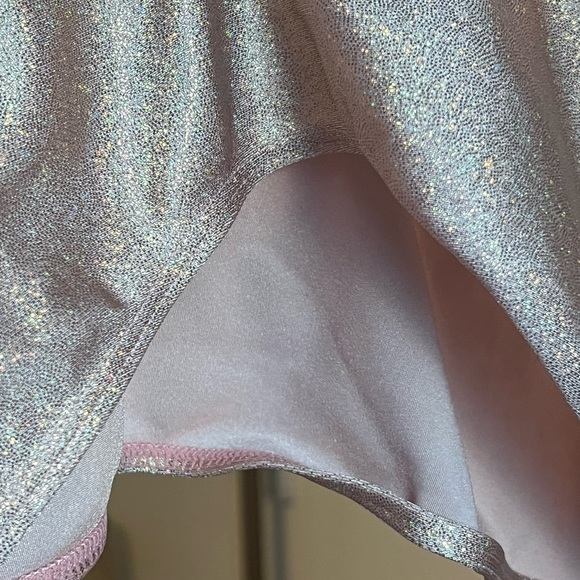 Pink Shimmer Bikini Rave Top - Picture 3 of 4